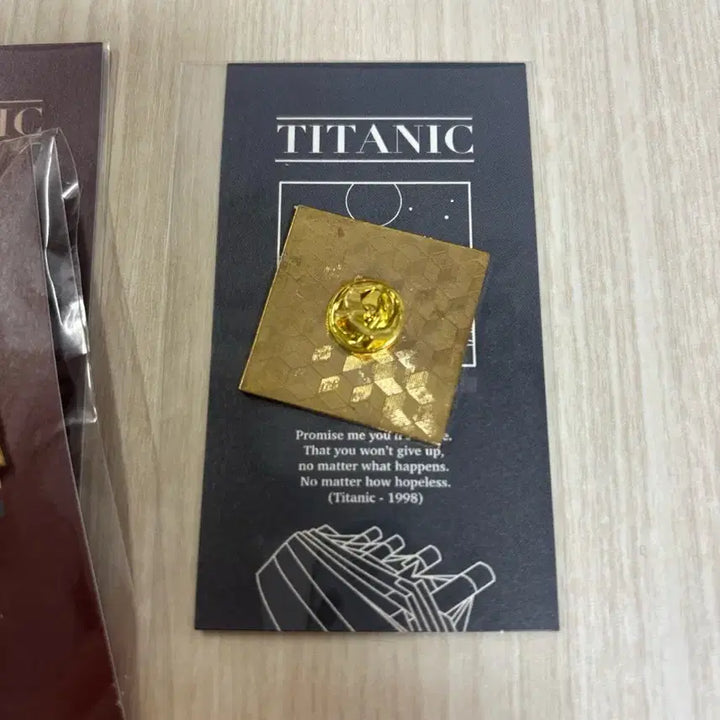 [BUNJANG] Titanic Movie Badge / 영화 타이타닉 뱃지 양도 판매