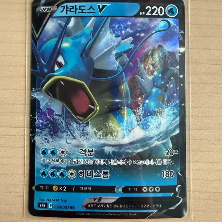 [BUNJANG] Pokemon Gyarados V Card / 포켓몬카드 갸라도스 V