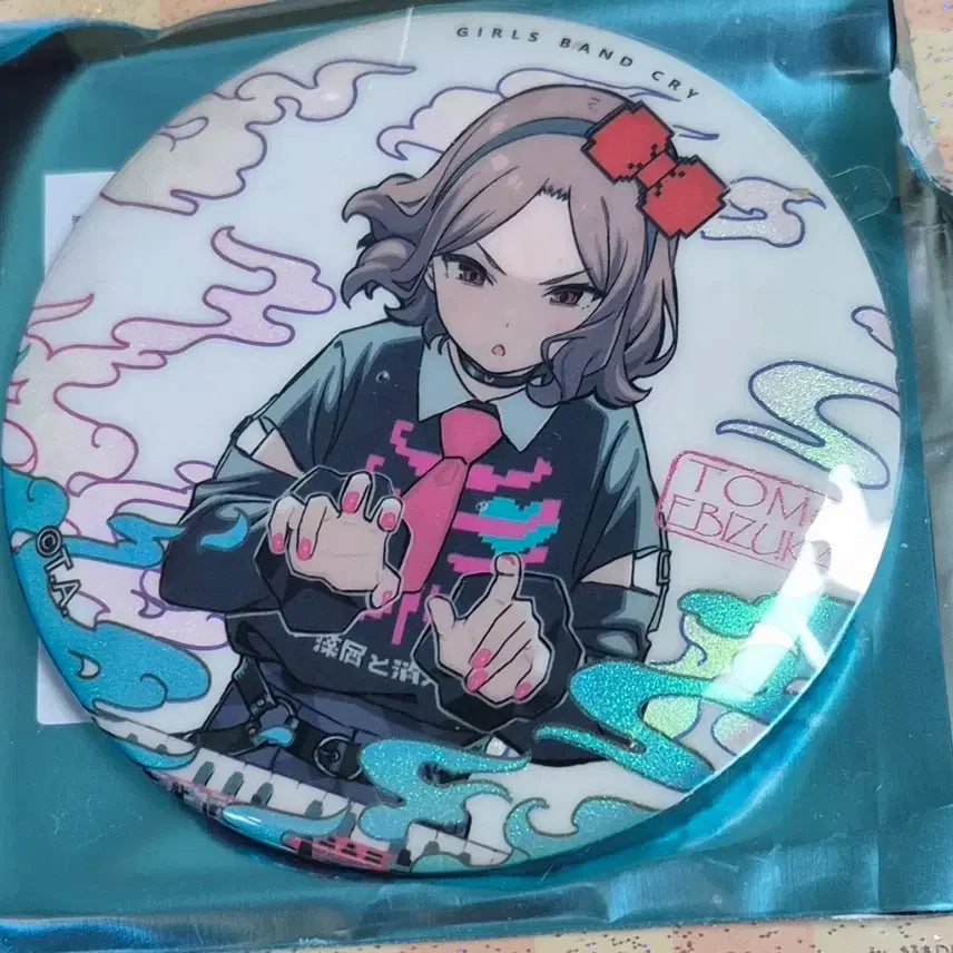 [BUNJANG] Tokyo 7th Sisters (T7S) Kashiwagi Tomo "EBISU CAFE" Collaboration Pin Badge / (~7/20까지 할인) 걸즈밴드크라이 걸밴크 에비즈카 토모 뱃지
