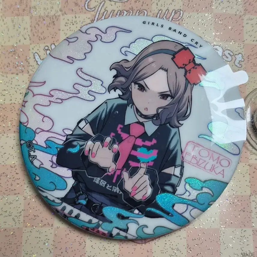 [BUNJANG] Tokyo 7th Sisters (T7S) Kashiwagi Tomo "EBISU CAFE" Collaboration Pin Badge / (~7/20까지 할인) 걸즈밴드크라이 걸밴크 에비즈카 토모 뱃지