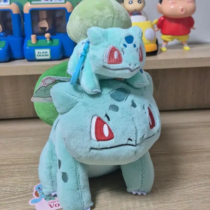[BUNJANG] Pokemon Oddish Plush Keychain Set / 포켓몬 인형 키링 이상해씨 세트