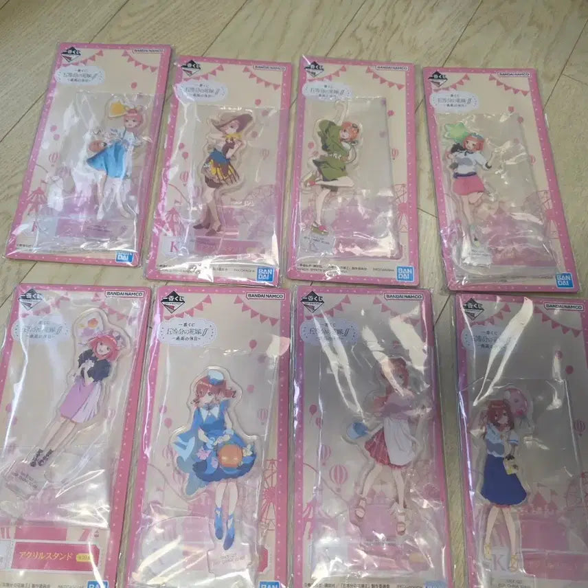[BUNJANG] The Quintessential Quintuplets Ichiban Kuji Acrylic Stand Set / 제일복권 오등분의 신부 아크릴 8종 일괄판매