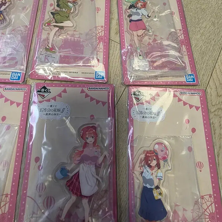 [BUNJANG] The Quintessential Quintuplets Ichiban Kuji Acrylic Stand Set / 제일복권 오등분의 신부 아크릴 8종 일괄판매