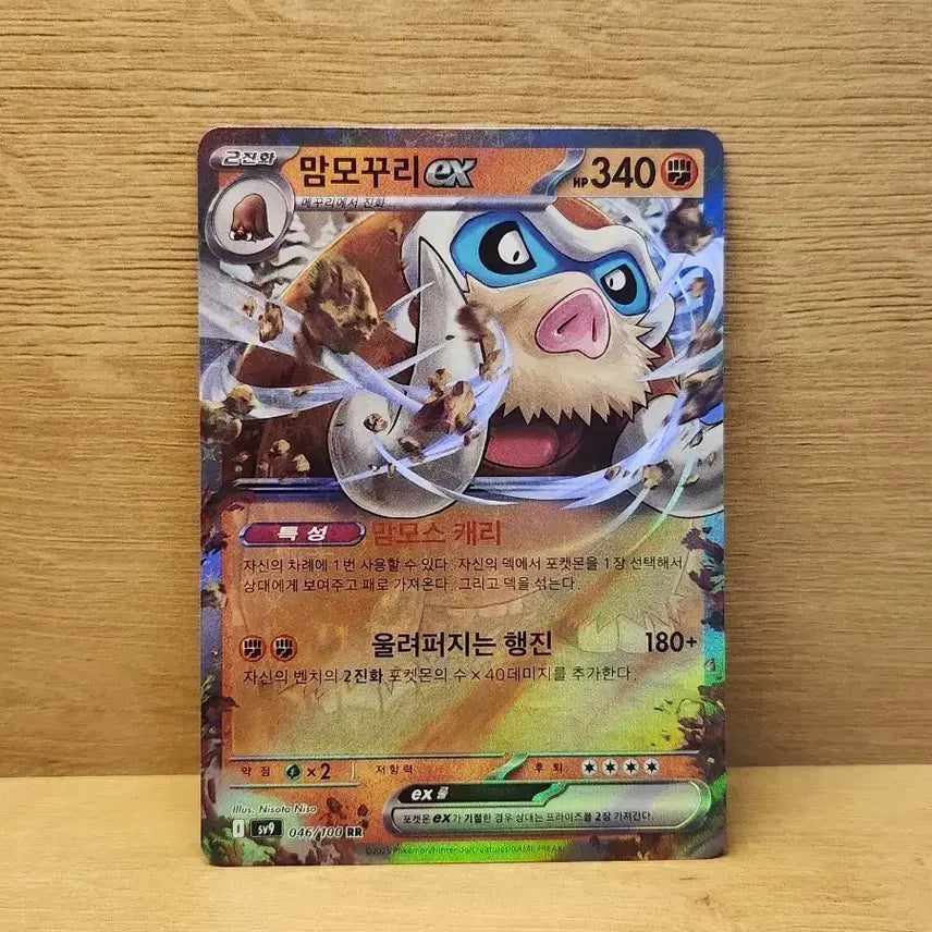 [BUNJANG] Pokemon Mamoswine ex Trading Card / [포켓몬스터](200원)포켓몬 카드 맘모꾸리ex
