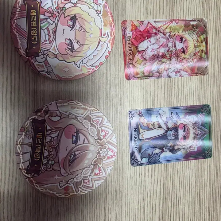 [BUNJANG] Trickle Erpin Ner Lenticular + Coaster Set / 트릭컬 에르핀, 네르 렌티큘러+코스터 셋트