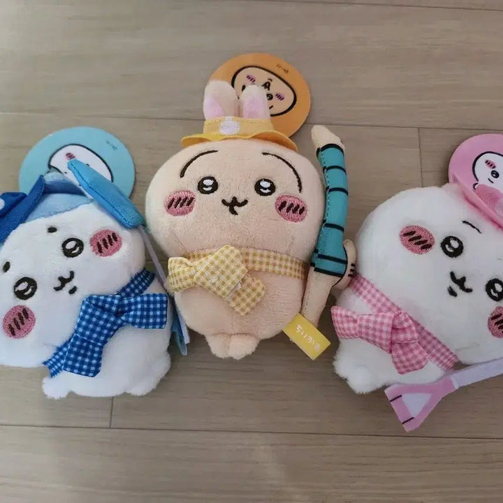 [BUNJANG] Cheekawaii Picnic Keyring / 치이카와 먼작귀 피크닉 키링