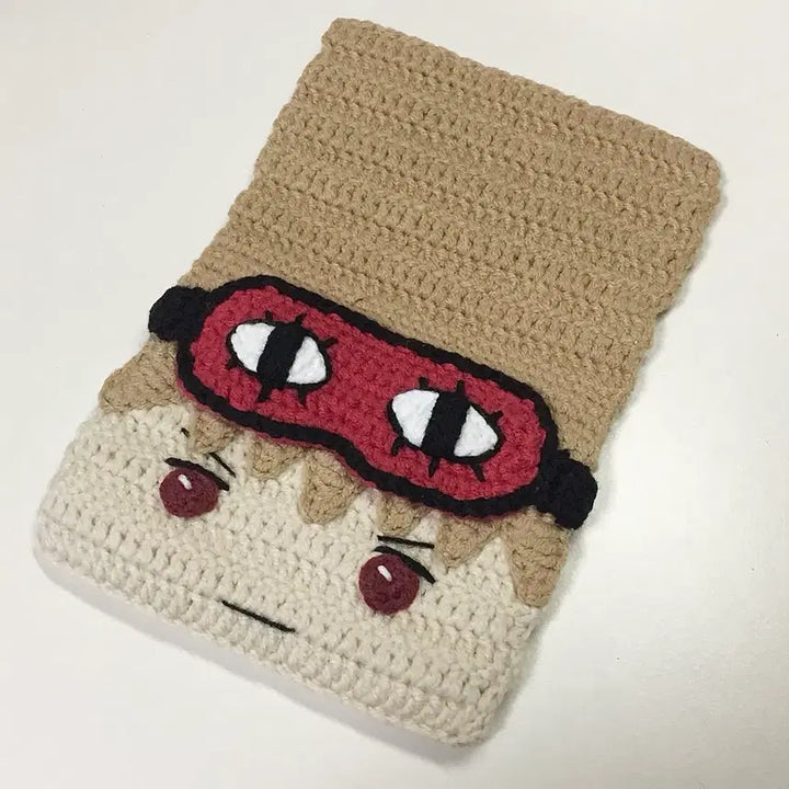 [BUNJANG] Okita Sougo Knitted Card Holder / 오키타 소고 뜨개 카드지갑