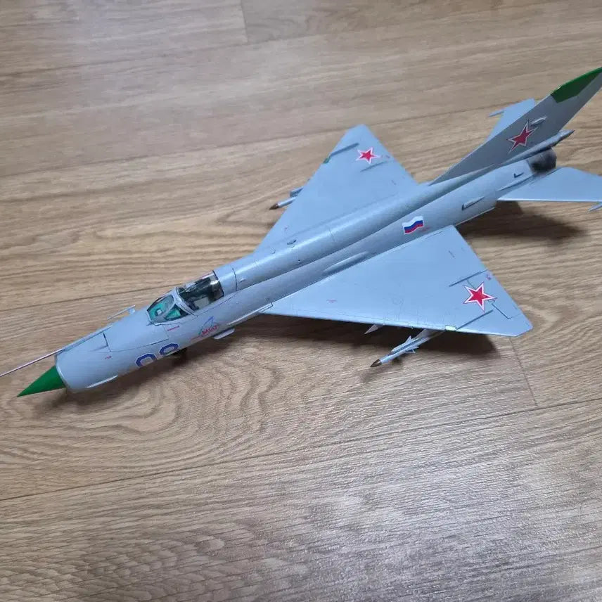 [BUNJANG] Eduard 1/48 Scale MiG-21 Finished Model - Russian Aerospace Forces Livery / 1/48 에듀아르드 MIG-21 러시아 항공우주군 도색완성품