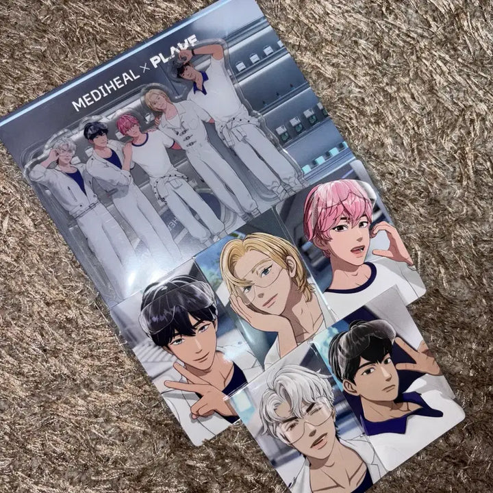 [BUNJANG] PLAVE Medheal Diorama Acrylic Stand + Photocard Set (Sealed) Bundle Set / 플레이브 메디힐 디오라마 아크릴스탠드 +포카세트 미개봉 일괄