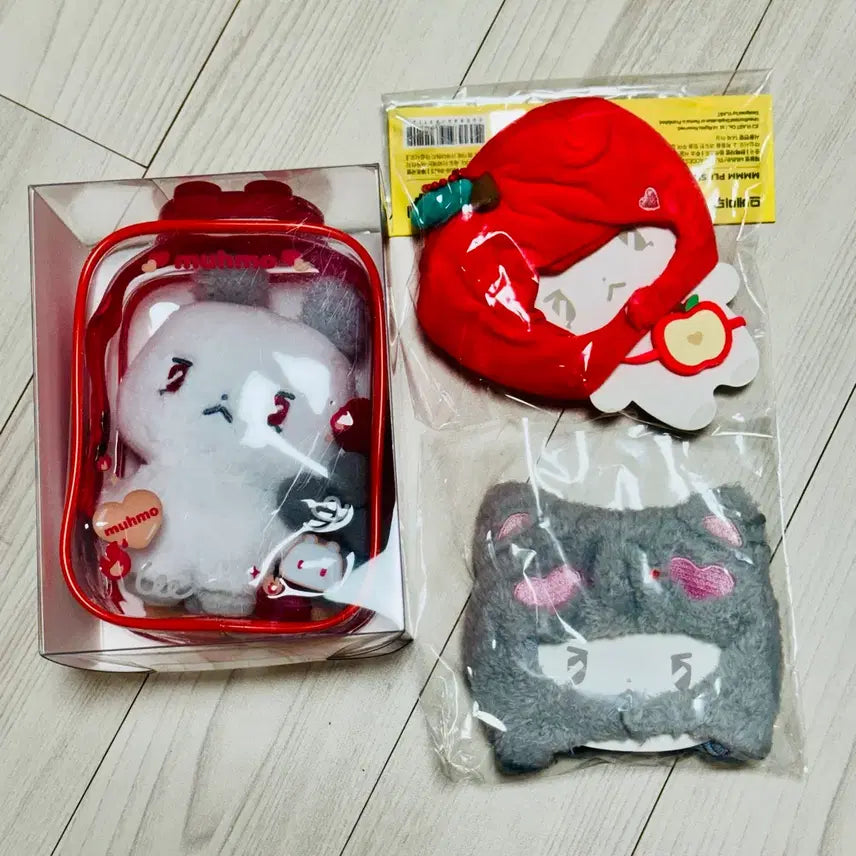 [BUNJANG] Meme Mimi Mu Mo Doll + Keyring Pouch + Accessory Set / [원가미만양도] 므메미무 므모