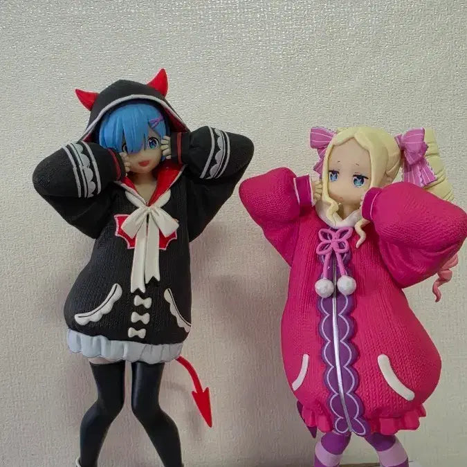 [BUNJANG] Re:Zero Ram &amp; Beatrice Ichiban Kuji B Prize &amp; C Prize Figures / 리제로 렘 베아트리스 제일복권 B상 C상 피규어