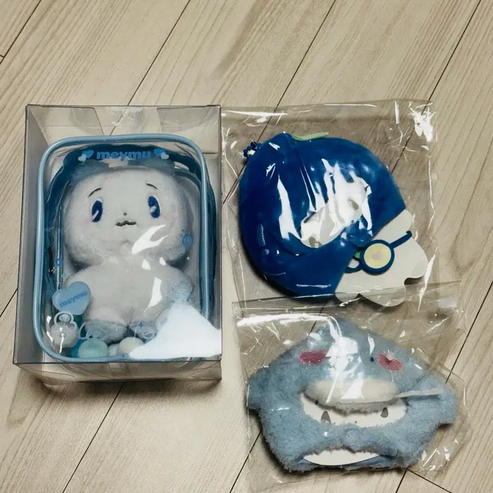 [BUNJANG] Mmmimmu Mmyemu Doll + Keychain Pouch + Accessory Set / 므메미무 몌무