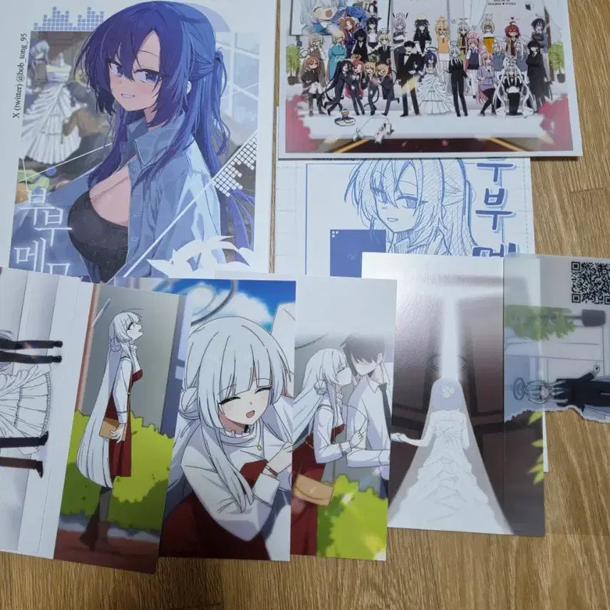 [BUNJANG] Blue Archive Yuuka Fanbook Set / 블루아카이브 유우카 회지 3권