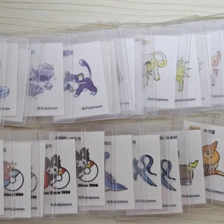 [BUNJANG] Pokemon Sticker Collection - Individual Sale / 포켓몬 띠부씰 장당 1.500원