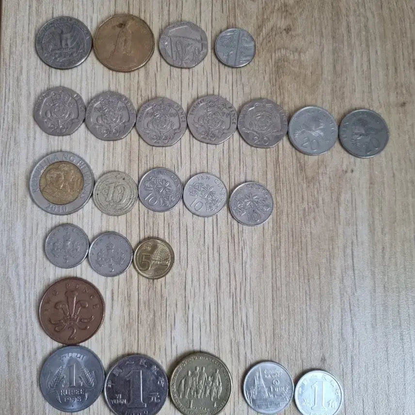 [BUNJANG] World Coins Bundle Set / 해외동전 일괄