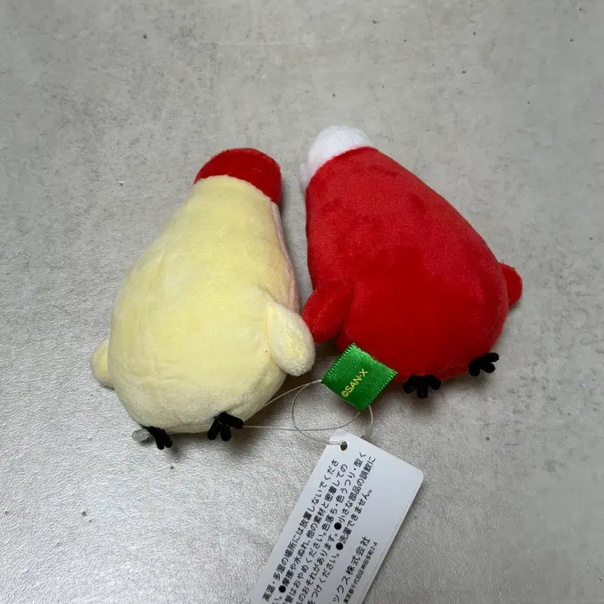 [BUNJANG] Kiiroitori Ketchup Mayonnaise Set Plush Doll Mascot / 키이로이토리 슈퍼 케찹 마요네즈 세트 인형 누이 마스코트