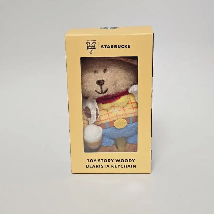 [BUNJANG] Starbucks x Toy Story Woody Bearista Keychain Doll / 토이스토리 스타벅스 베어리스타 베어스타 콜라보 우디 키체인 키링 인형