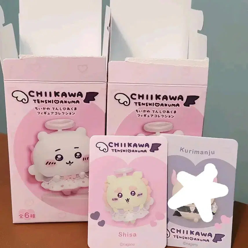 [BUNJANG] Chiikawa Angel &amp; Devil Figure - Sealed / 치이카와 천사악마 피규어 시사 미개봉
