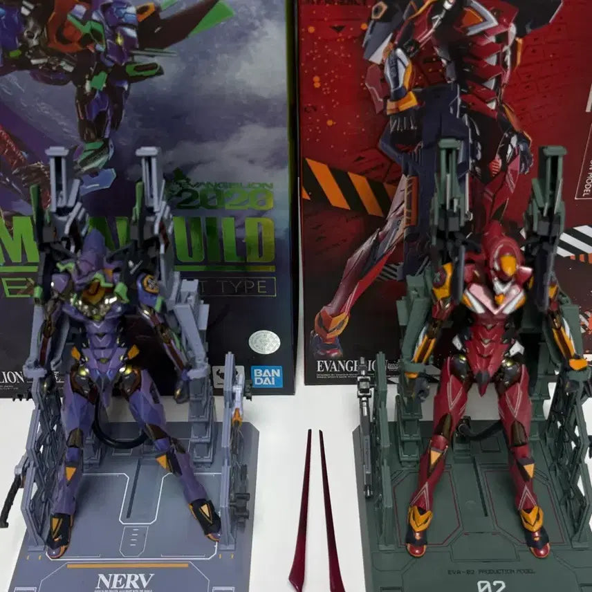 [BUNJANG] Bandai Metal Build Evangelion Unit-01 &amp; Unit-02 Bundle Set / [급매]반다이 메탈빌드 에바 초호기&amp;2호기