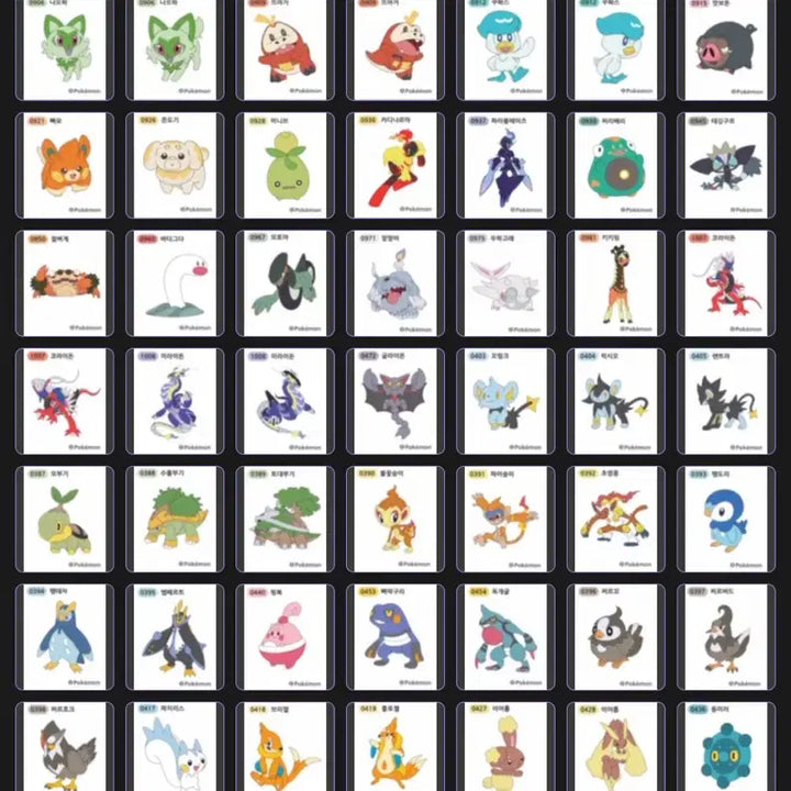 [BUNJANG] Pokemon Sticker Bundle Set / 포켓몬 띠부씰 일괄 판매(7/10까지만 이가격)
