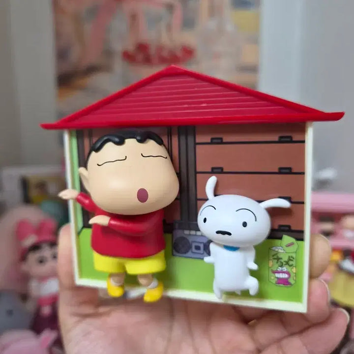 [BUNJANG] Crayon Shin-chan Magnetic Frame Figure / 짱구 자석 집 액자 피규어