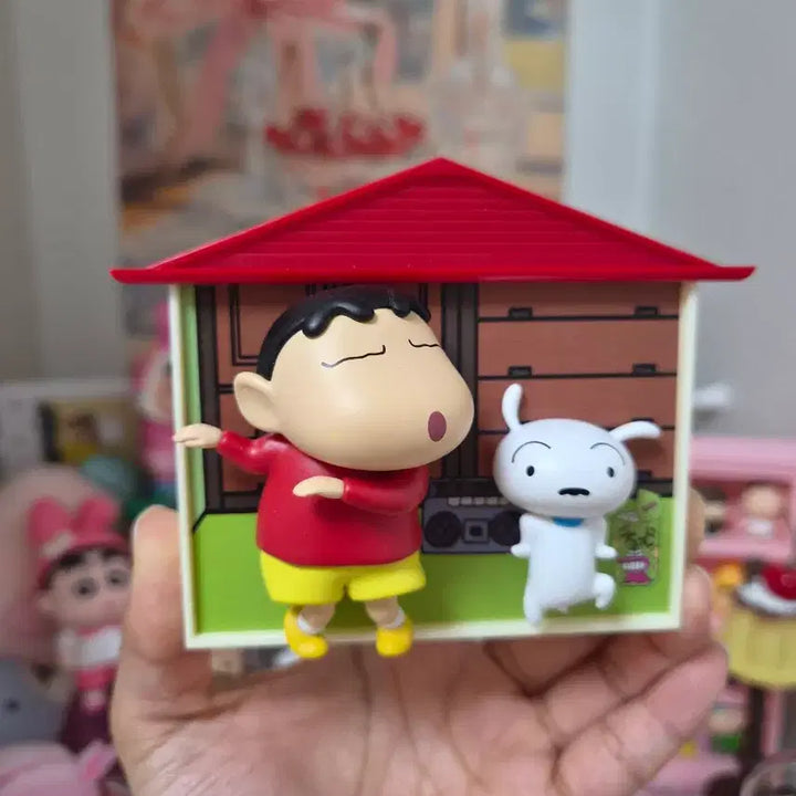 [BUNJANG] Crayon Shin-chan Magnetic Frame Figure / (마지막 할인) 짱구 자석 집 액자 피규어