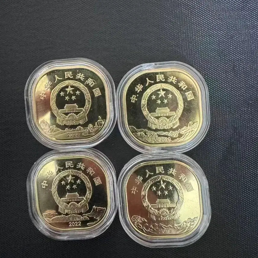 [BUNJANG] Taishan Commemorative Coin 4-Coin Set / 중국 태산 기념 주화 4종세트