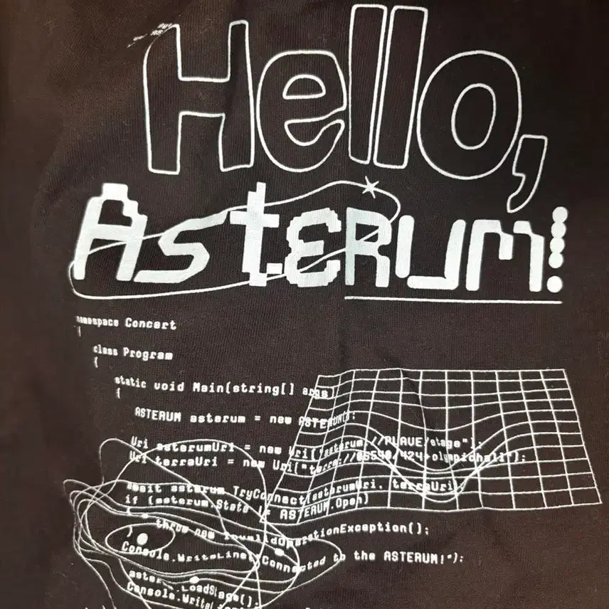 [BUNJANG] PLAVE Hello Asterum Concert Fancon T-Shirt (Black/M) / 플레이브 헬로 아스테룸 콘서트 팬콘 티셔츠 (블랙/M)