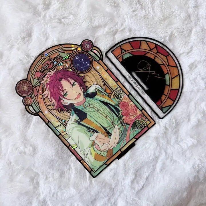 [BUNJANG] Ensemble Stars! Stained Glass Vol. 3 Mao Isara Acrylic Stand (Chugoku Ver.) / 앙스타 스테인드글라스 3탄 이사라 마오 트릭스타 아크릴스탠드 중스타 스글