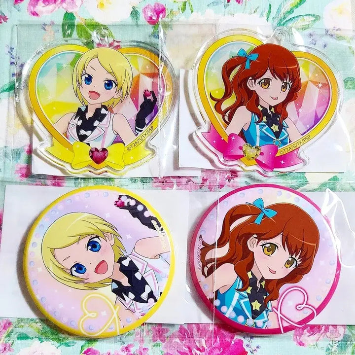 [BUNJANG] Pretty Rhythm Aurora Dream 15th Anniversary Marukuji Serenade Kanon Can Badge Keychain (Sealed) / [미개봉] 프리티리듬오로라드림 15주년 마루쿠지 세레나데 카논 캐논 캔뱃지 키링