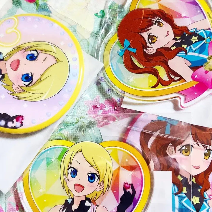 [BUNJANG] Pretty Rhythm Aurora Dream 15th Anniversary Marukuji Serenade Kanon Can Badge Keychain (Sealed) / [미개봉] 프리티리듬오로라드림 15주년 마루쿠지 세레나데 카논 캐논 캔뱃지 키링