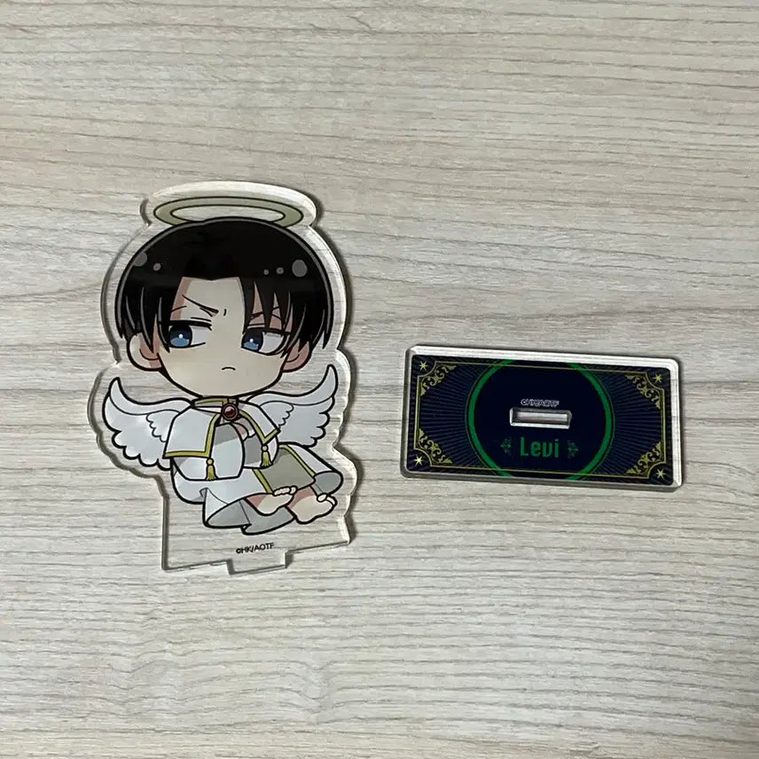 [BUNJANG] Attack on Titan Levi Angel Acrylic Standee SD / (10일까지)리바이 천사 아크릴 SD 진격의거인 진격거