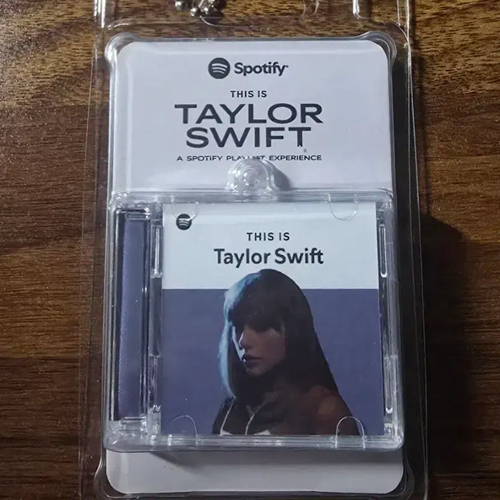 [BUNJANG] Taylor Swift Midnights Album Spotify Keyring / 테일러 스위프트 미드나잇 앨범 스포티파이 키링