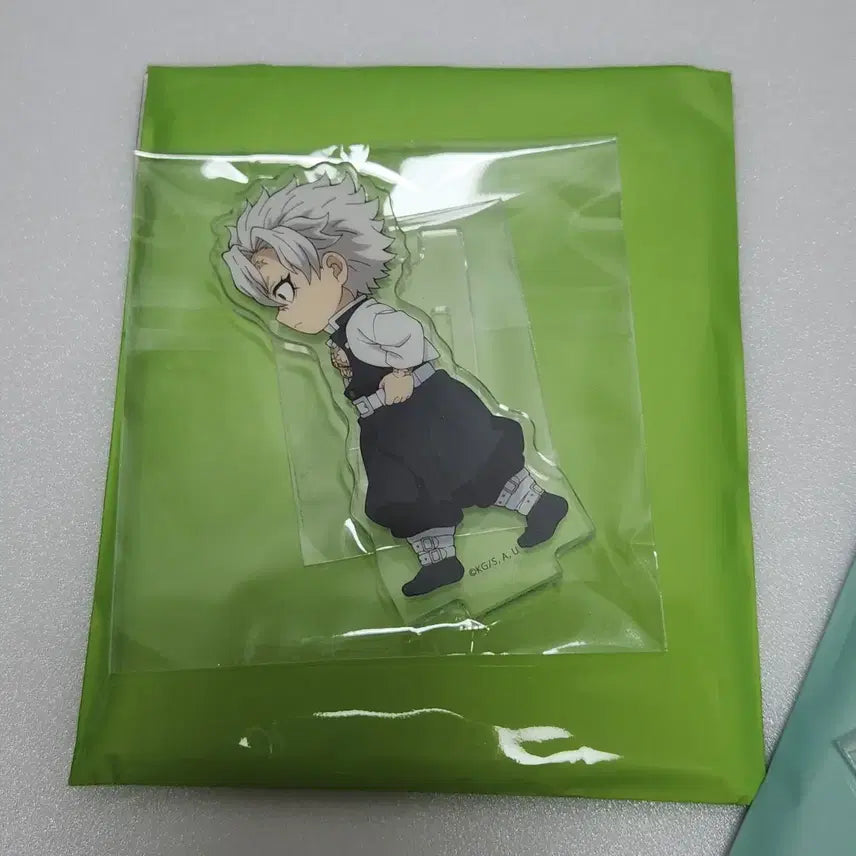 [BUNJANG] Demon Slayer Sanemi &amp; Genya Connecting Acrylic Stand Bundle Set / 귀멸의 칼날 연결 아크릴 사네미 겐야 일괄