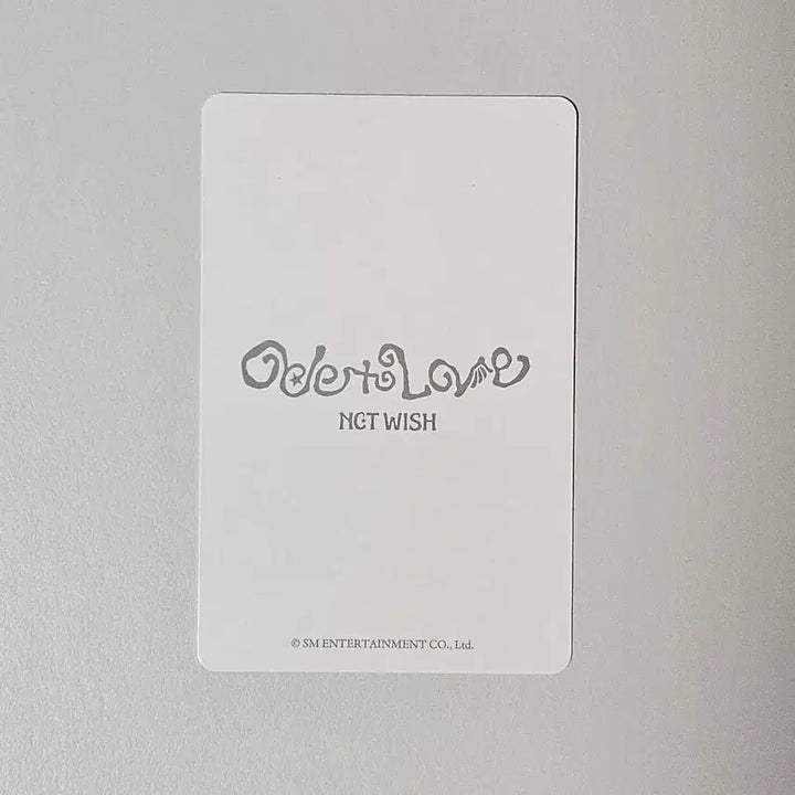 [BUNJANG] NCT WISH Odd To Love Popup Photocard Sion / 엔시티위시 오드투러브 팝업 구매 포카 시온