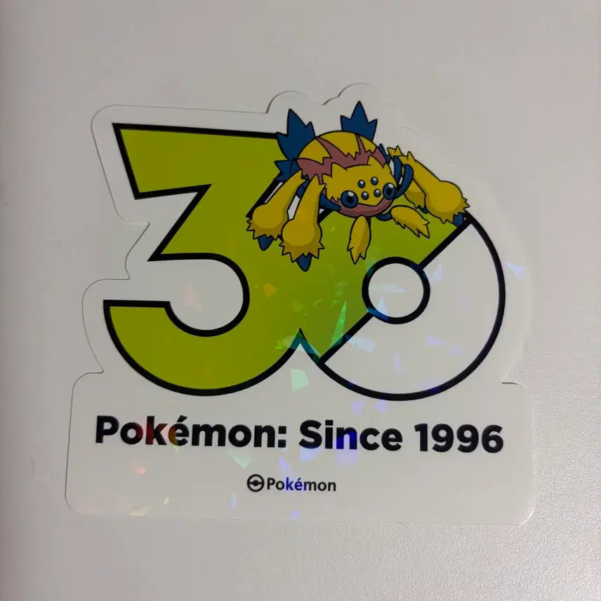 [BUNJANG] Pokemon 30th Anniversary Logo Sticker Set / 포켓몬 30주년 로고 스티커 전툴라