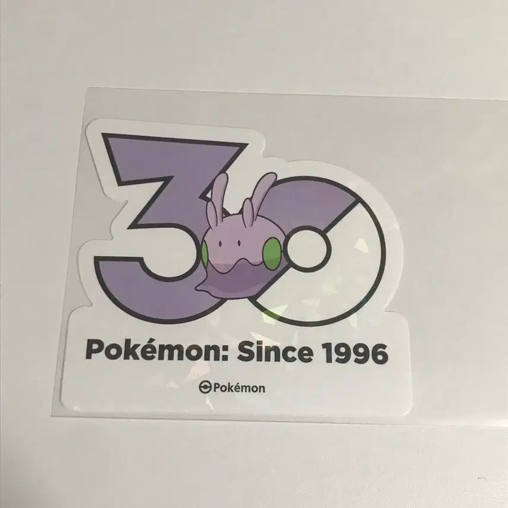 [BUNJANG] Pokemon 30th Anniversary Logo Sticker / 포켓몬 30주년 로고 스티커 미끄메라