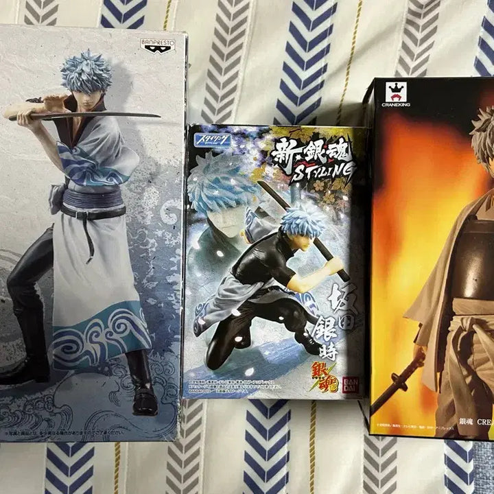 [BUNJANG] Gintoki Classic Figure 3-Set / 긴토키 고전 피규어 3종 세트