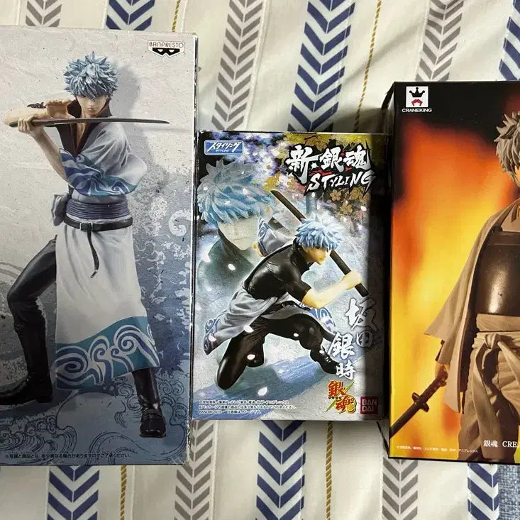 [BUNJANG] Gintoki Classic Figure 3-Set / 긴토키 고전 피규어 3종 세트