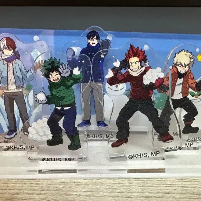 [BUNJANG] My Hero Academia Snowball Diorama Acrylic Stand / 히로아카 눈싸움 디오라마 아크릴스탠드