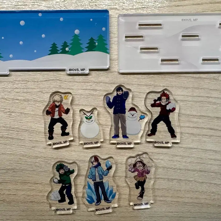 [BUNJANG] My Hero Academia Snowball Diorama Acrylic Stand / 히로아카 눈싸움 디오라마 아크릴스탠드