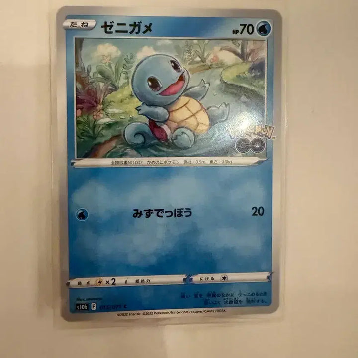 [BUNJANG] Pokemon Card Squirtle (Japanese) / 포켓몬카드 일판  꼬부기