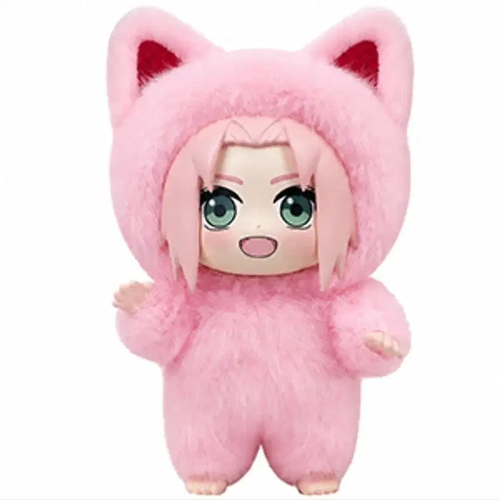 [BUNJANG] Naruto Eaki Kittenland Sakura Figure / 나루토 굿즈 eaki 키튼랜드 사쿠라 나부부3탄 피규어인형 누이키링