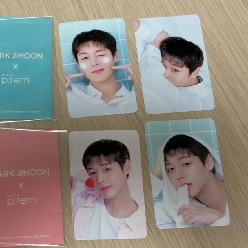 [BUNJANG] Park Jihoon MakePrem 2nd Edition Photocard Set (Bundle Set) / 미개봉) 박지훈 메이크프렘 2차 포토카드 4종 일괄