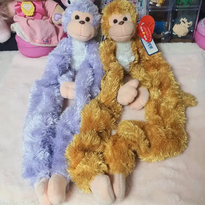 [BUNJANG] Vintage Long-Sleeved Monkey Plush Toy (Small) / 새상품 일괄 ) 고전 긴팔 원숭이 빈티지 몽키 앤틱 추억 옛날 동물 인형