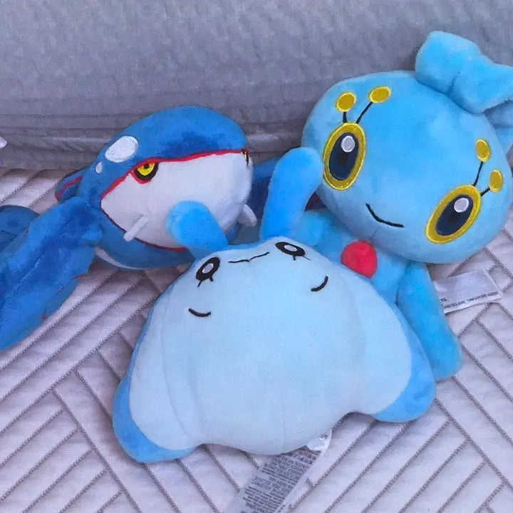 [BUNJANG] Pokemon Fit Manaphy &amp; Tantam Bundle Set / (일괄) 포켓몬 fit(핏) 인형 마나피/ 타만타/ 가이오가