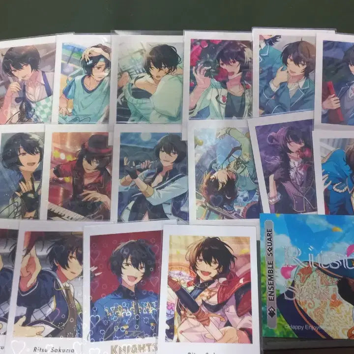 [BUNJANG] Ensemble Stars! Koga/Arashi/Ritsu Acrylic Stand &amp; Trading Card Bundle / 앙스타 리츠 파샤 파샤코레 아크릴스탠드 라이브티켓 일괄 판매