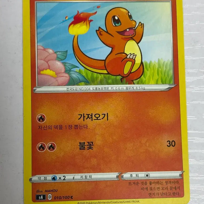 [BUNJANG] Charmander Pokemon Card / [귀여운 포켓몬카드] 파이리