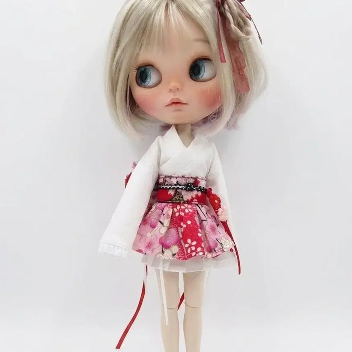 [BUNJANG] Blythe Fusion Kimono Outfit Set / 브라이스 블라이스  오비츠 퓨전 기모노 의상 세트판매합니다
