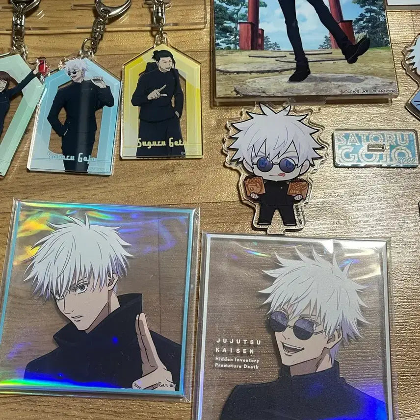 [BUNJANG] Jujutsu Kaisen Satoru Gojo &amp; Suguru Geto Acrylic Standee Bundle Set / 주술회전 고죠 게토 각종 아크릴 일괄판매